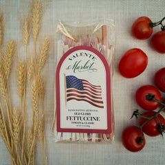 Old Glory Fettuccine  (Red & White Pasta)